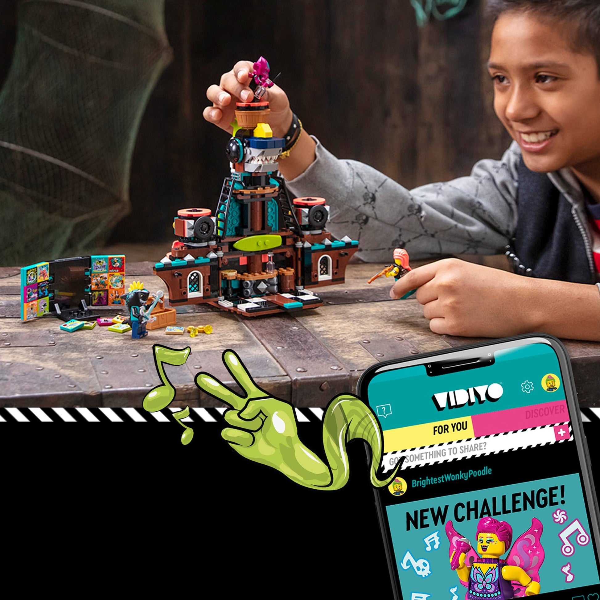 LEGO VIDIYO Punk Pirate Ship 43114 Building Kit Toy; Inspire Kids to Direct and Star in Their Own Music Videos; New 2021 (615 Pieces)