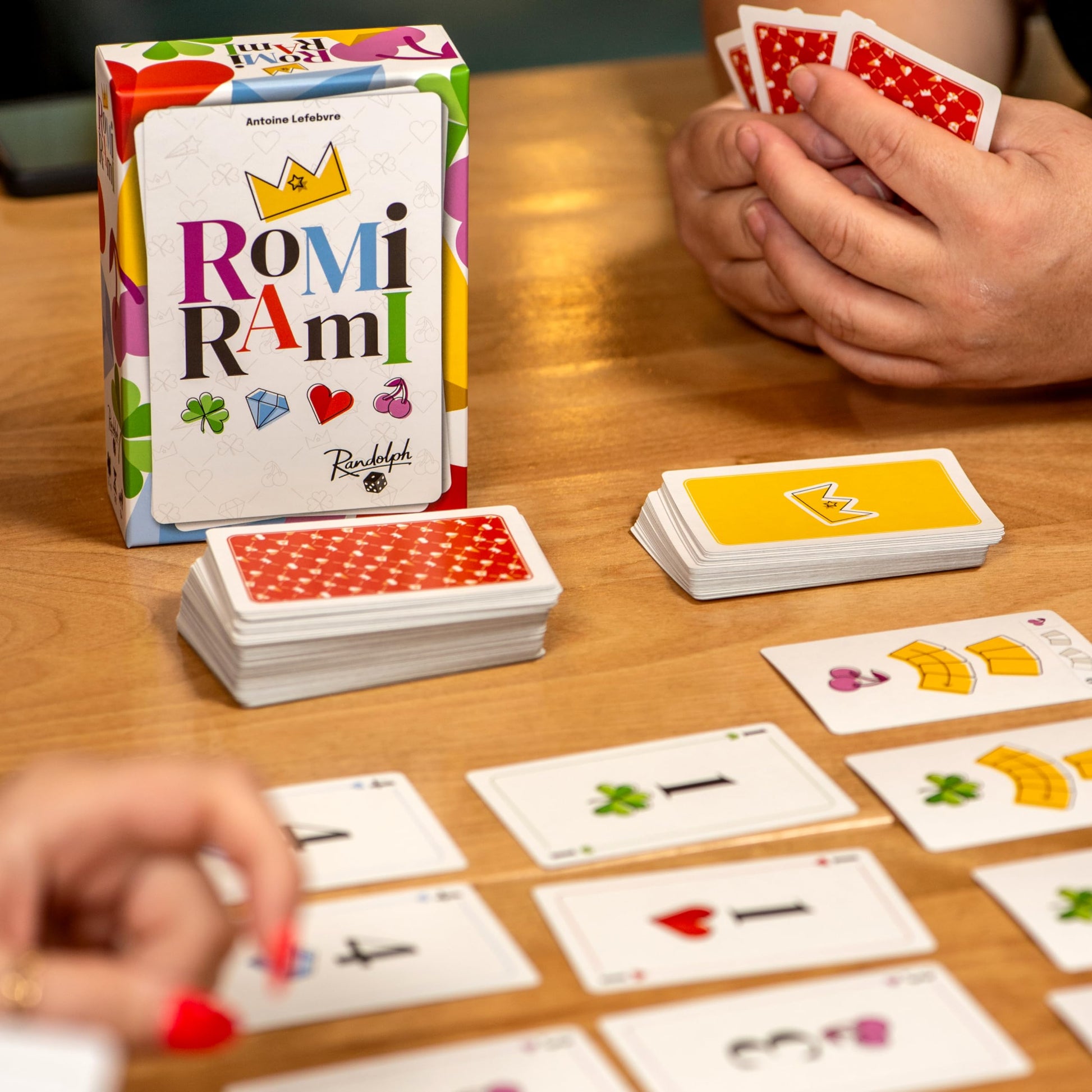Randolph Romi Rami | Rummy Inspired Card Game for Kids, Teens, & Adults | Modern Twist on The Popular Tabletop Classic | Great for Family Game Night |