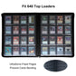 GrinOwl 16 Pocket Top loader Binder, Holds 640 Top Loaders, Large Top loader Card Binder with Sleeves for Cards in 3" x 4" Top loaders