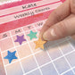 Teacher Created Resources Watercolor Stars Mini Stickers