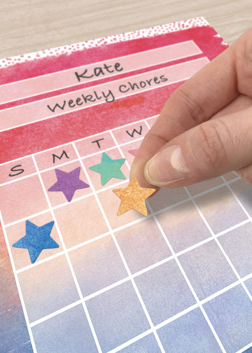 Teacher Created Resources Watercolor Stars Mini Stickers