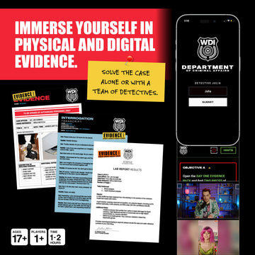 What DO You Meme? Who Killed Mia - A Modern Murder Mystery Game True Crime Solving Games for Adults, Find Out who Killed Influencer Mia Star, for True