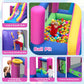 BOUNTECH Inflatable Bounce House, Princess Bouncy House with Long Slide & Ball Pit & Basketball Pit for Kids 3-10, Birthday Party Toddler Bounce House