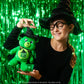Basic Fun Care Bears x Wicked 22 cm Plush - Good Luck Bear ALS Elphaba - Soft Collectible Plush from the Care Bears x Wicked Collection