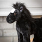 The Petting Zoo Standing Black Horse Stuffed Animal Plushie, Gifts for Kids, Wild Onez Barnyard Animals, Black Horse Plush Toy, 12 inches
