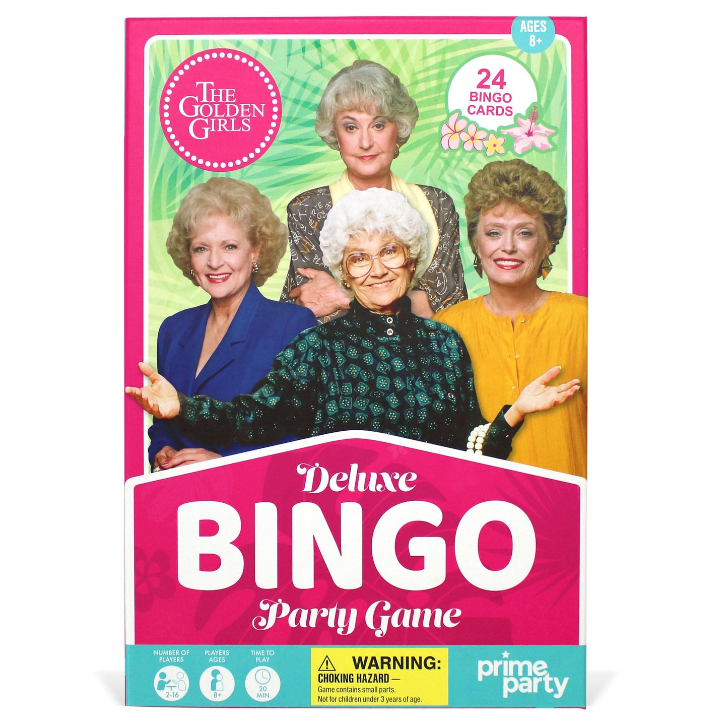 Golden Girls Bingo Game | Bingo Board Games for Adults and Kids for Up to 24 Players - Party Games