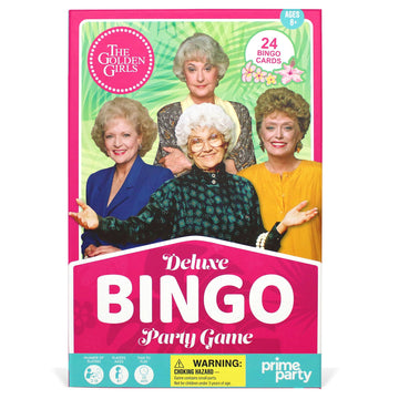 Golden Girls Bingo Game | Bingo Board Games for Adults and Kids for Up to 24 Players - Party Games