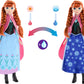 Mattel Disney Frozen Toys, Anna Magical Color-Change Skirt Fashion Posable Doll, Inspired by the Movie