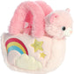 Aurora® Fashionable Fancy Pals™ Pastel Rainbow™ Kitty Stuffed Animal - On-The-go Companions - Stylish Accessories - Pink 7 Inches