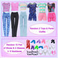 34Pcs Fashion Doll Clothes Sets for 11.5 inch Girl Doll, 4 Casual Dresses