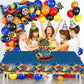 3 Pcs Hot Race Car Themed Party Tablecloth, Car Wheel Birthday Party Supplies Include Plastic Table Covers for Boy and Girl (42.5X70.8inch)