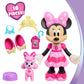 Disney Jr. Minnie Mouse Pet Fun Doll, 10-Inch Poseable Minnie Doll