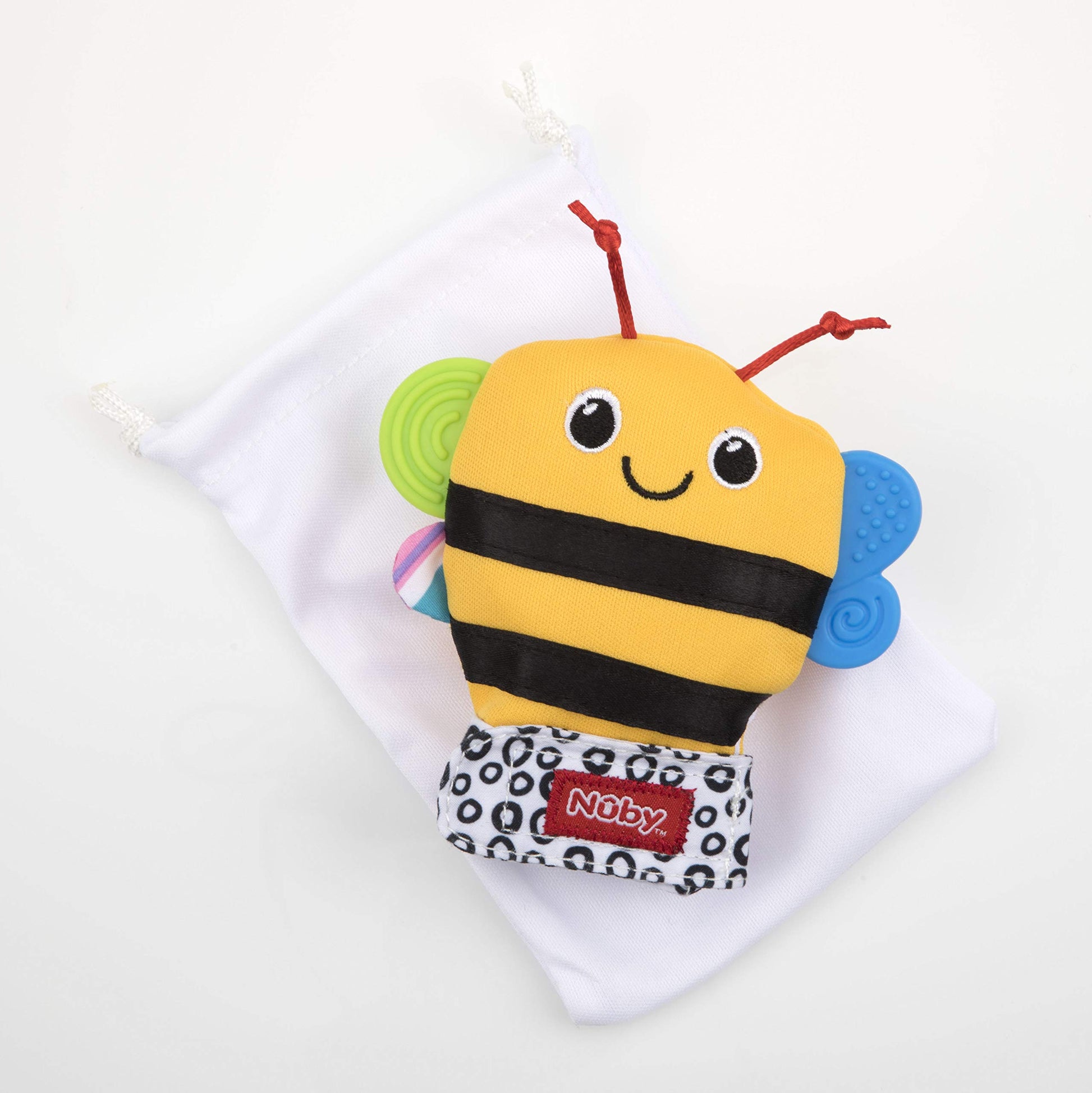 Nuby Happy Handimals Teething Mitten- Bee