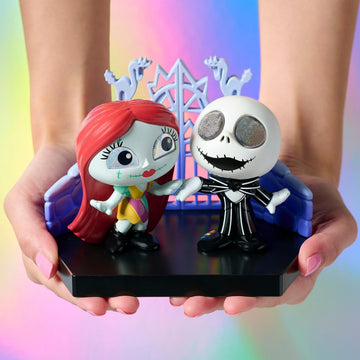 Disney Doorables Grand Entrance 3-inch Collectible Figures Jack Skellington and Sally, Kids Toys for Ages 5 Up, Amazon Exclusive by Just Play