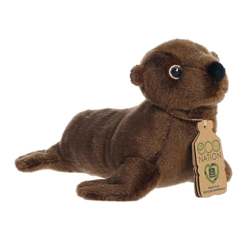 Aurora® Responsibly Made Eco Nation™ Eco Softies™ California Sea Lion Stuffed Animal - Ideal for Playtime Adventures - Perfect for Birthdays or Just