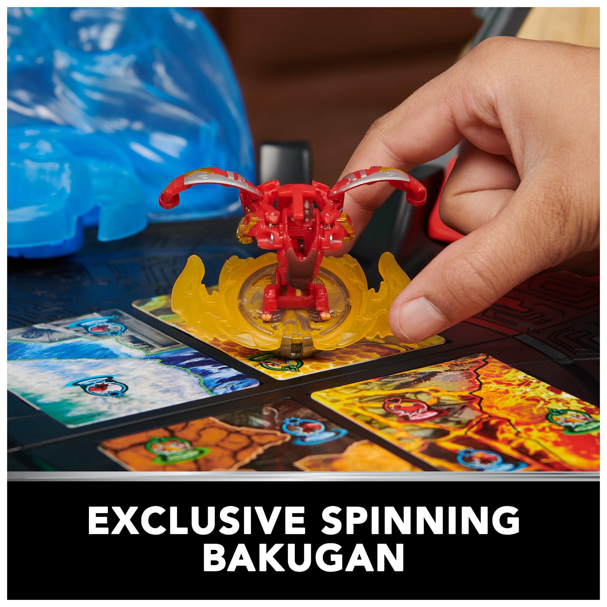 Bakugan Battle Arena with Exclusive Special Attack Dragonoid, Customizable, Spinning Action Figure and Playset, Kids Toys for Boys and Girls 6 and up