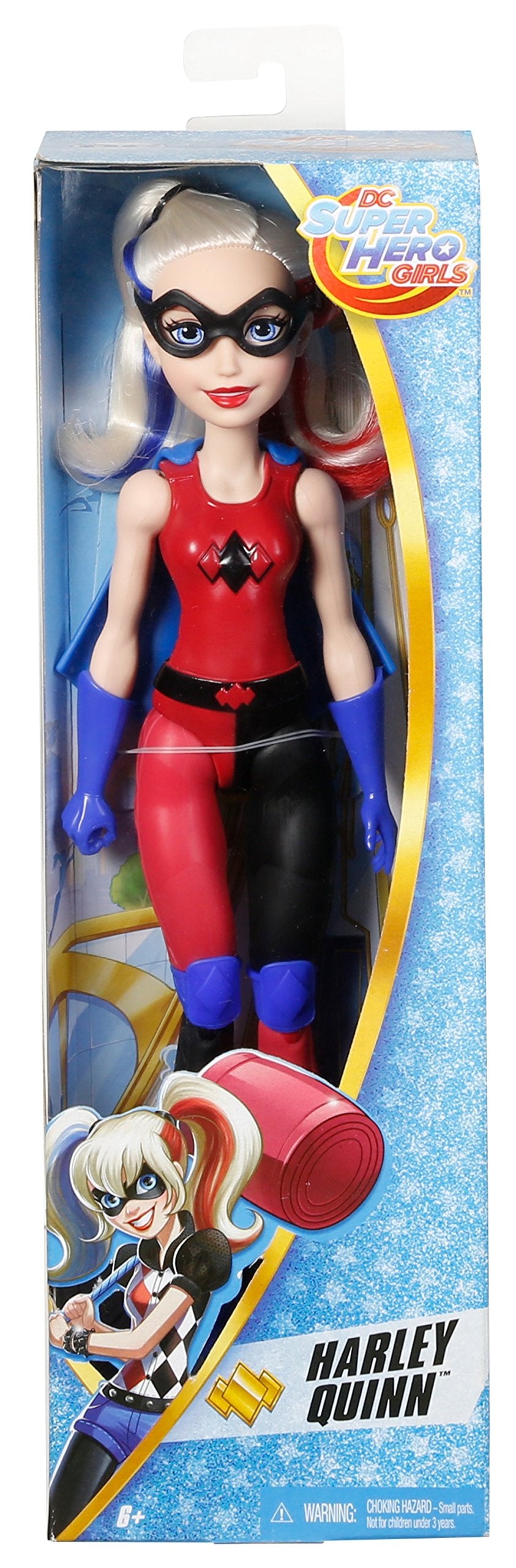 DC Super Hero Girls Harley Quinn Action Training Dolls, 12"