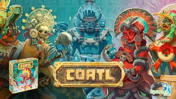 Synapses Games | Coatl | Strategy Board Game | 3D Plastic Pieces | 1 to 4 Players | 30+ Minutes | Ages 10+