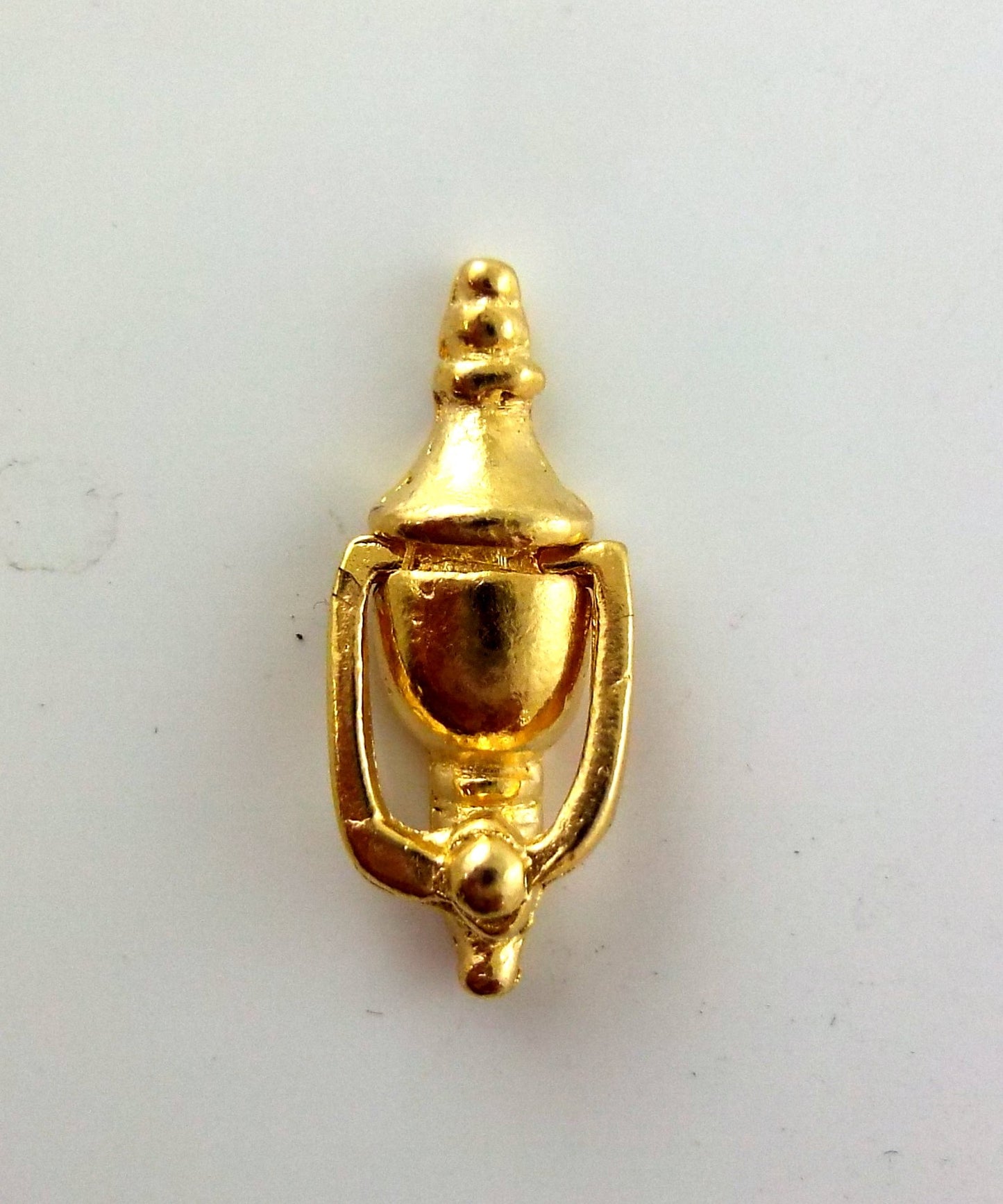 Dollhouse Miniature Brass Door Knocker