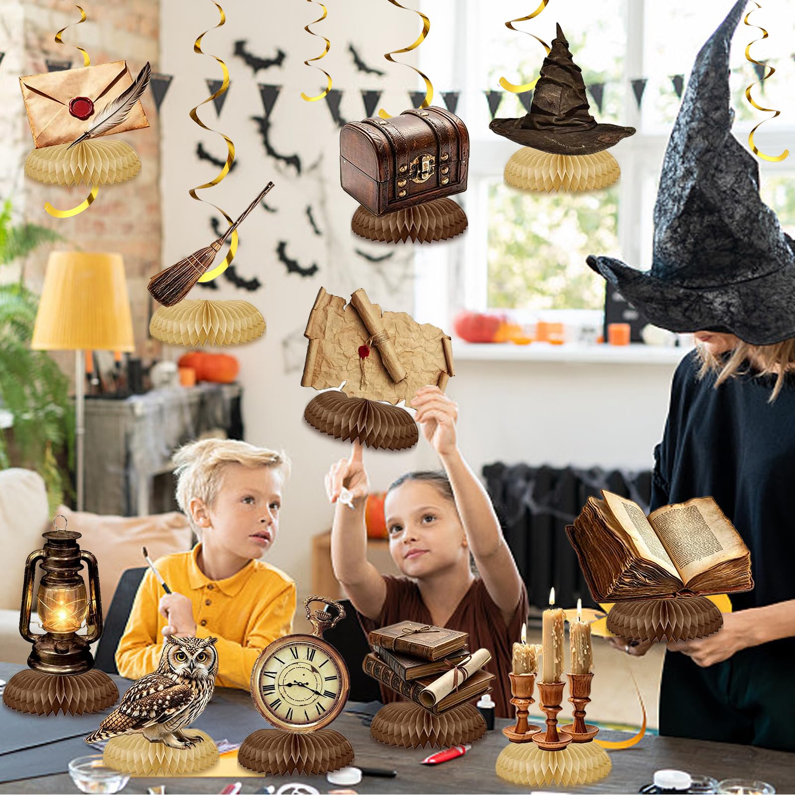 11 Pcs Magical Wizard Party Decorations Magical Wizard Birthday Decorations