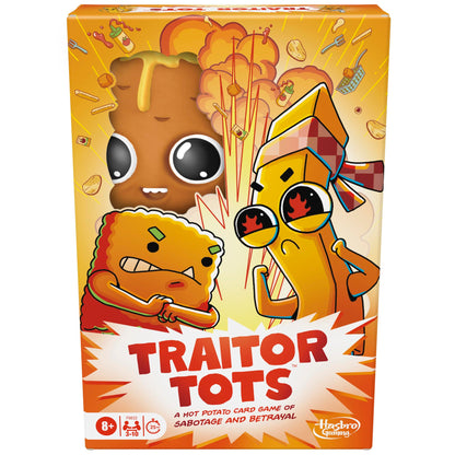 Hasbro Gaming Traitor Tots Card Game | Explosive Potato Party Card Game for Families and Adults | 3 to 10 Players | 25 Mins. Average | Indoor Summer