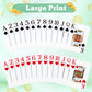 Playing Cards 2 Pack, Deck of Cards, Large Print Playing Cards, Easy to Shuffle, Premium Poker Cards for Card Games Family Game Night Table Magic