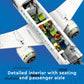 LEGO City Passenger Airplane Toy - Building Set for Boys & Girls, Ages 7+ - Educational Gift for Kids - W/Buildable Vehicle Toys & 9 Minifigures