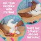 Craft- Tastic - Make a Friend Unicorn - Mini Sewing Kit, Arts and Crafts, Kids Crafts, Craft Kit Makes 1 Easy-to-Sew Stuffie with Accessories, Bonus