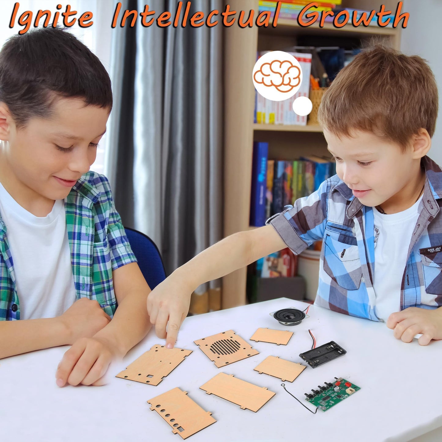 Science Kits for Kids Age 8-12 12-14, STEM Kits for Kids Age 8-10, STEM Toys Build Your Own FM Radio Kit, DIY Electronic Snap Circuits Projects Gifts