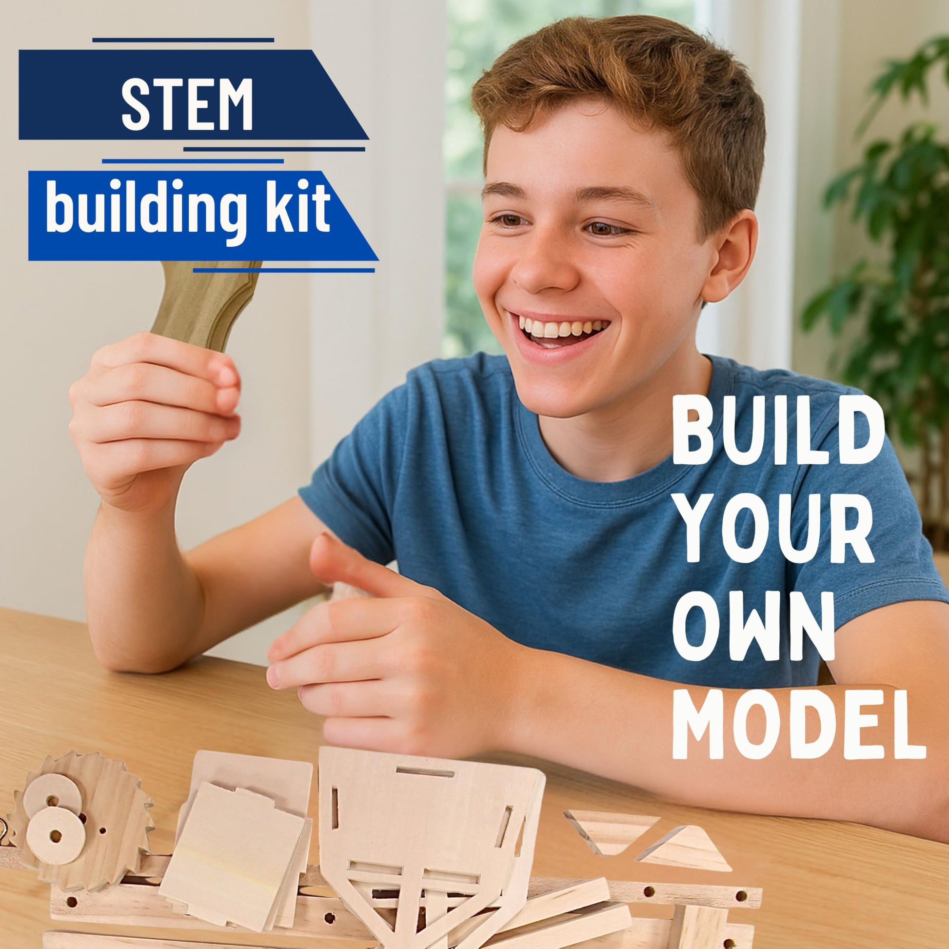 PATHFINDERS Leonardo da Vinci Trebuchet STEM Kit - Build Your Own Medieval Siege Engine - Educational Wooden Model for Teens & Adults, DIY Engineering