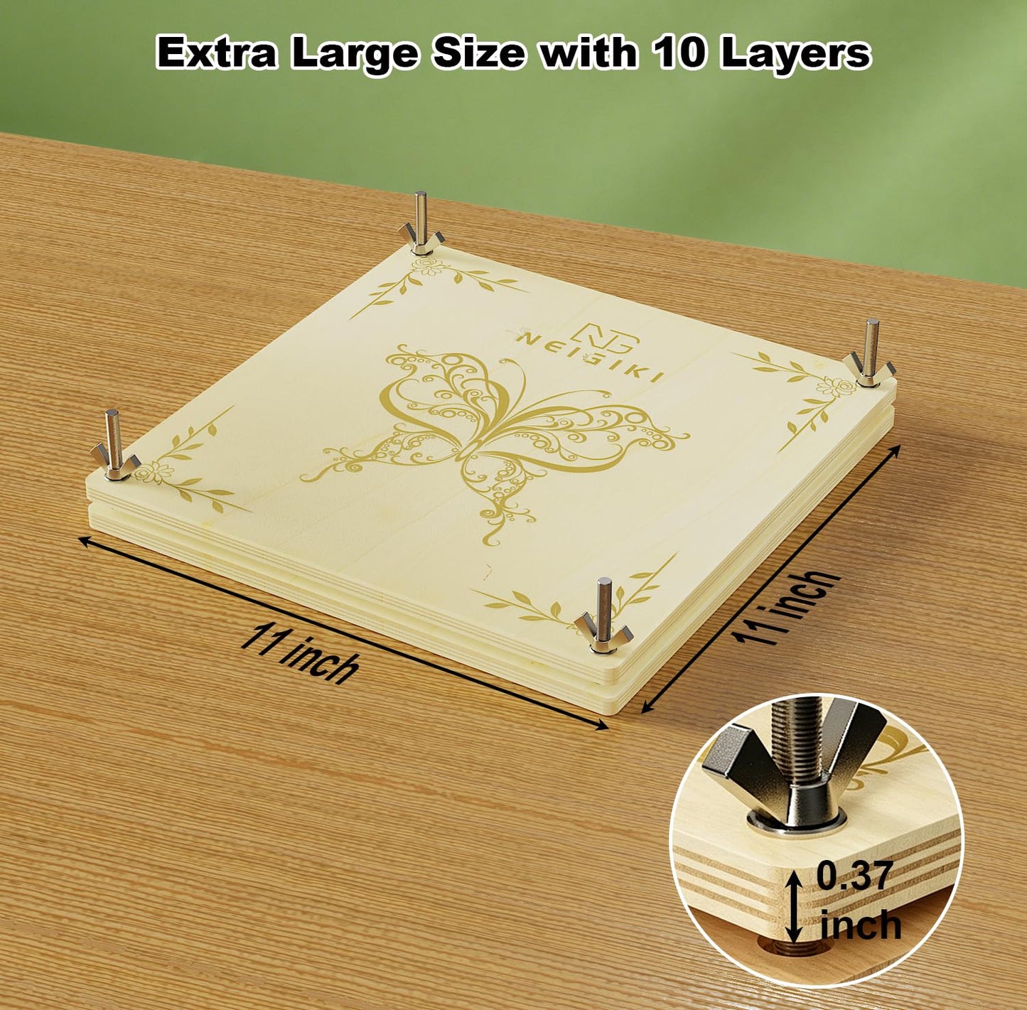 NEIGIKI All-in-One 10 Layers Flower Press Kit