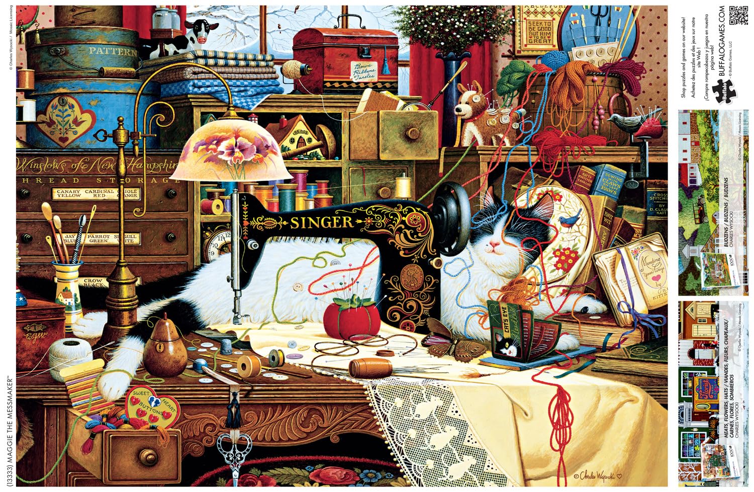 Buffalo Games - Charles Wysocki Maggie The Messmaker - 1000 Piece Puzzle
