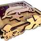 Sea Creatures an Aquatic Adventure of a Wood Puzzle and Brain Teaser