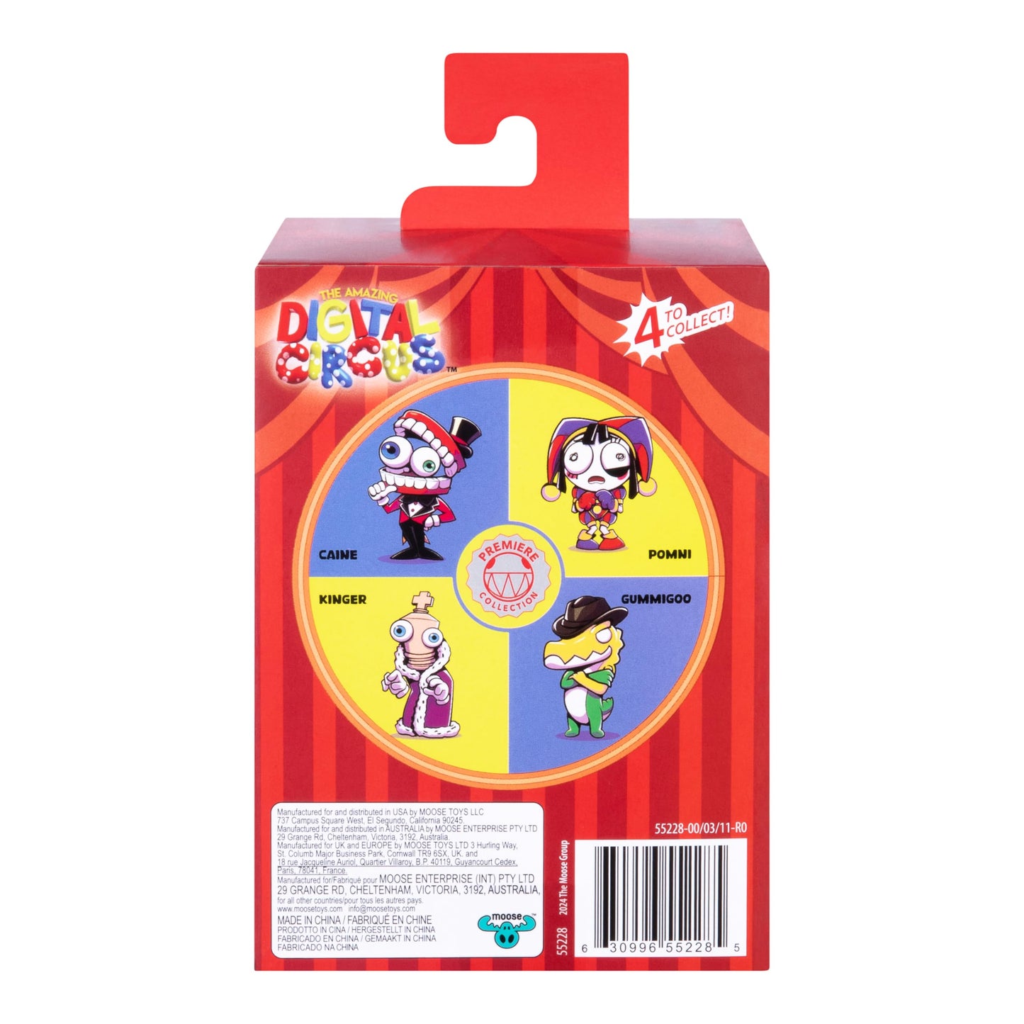 The Amazing Digital Circus Officially Licensed Gummigoo Vinyl Figure, Quality 4" Boxed Collectible Figure with Luminous Skin and Collector Card, 4