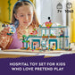 LEGO Friends Heartlake City Hospital Toy Playset, Helicopter Toy and Mini-Doll Characters, Building Set for Kids, Pretend Play, Gift for Girls