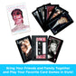 Aquarius David Bowie Cassette Premium Playing Cards -David Bowie Themed Deck of Cards for Your Favorite Card Games - Officially Licensed David Bowie