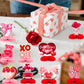9 Pcs Valentines Day Decorations Honeycomb Centerpiece, Pink Valentines Table Decorations Valentines Table Centerpiece for Valentines Day Party