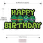 Turtle Cake Topper Anime Hero Happy Birthday Cake Topper Turtle Weapon Decorations for Birthday Party Decorations Party Supplies for Boys Girls