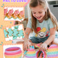 TBOLINE 12" 3D Printed Dragon Egg, Cool 3D Printer Articulated Crystal Dragon Toys for Kids, Surprise Animals Figurines Fidget Dinosaur Eggs Toys