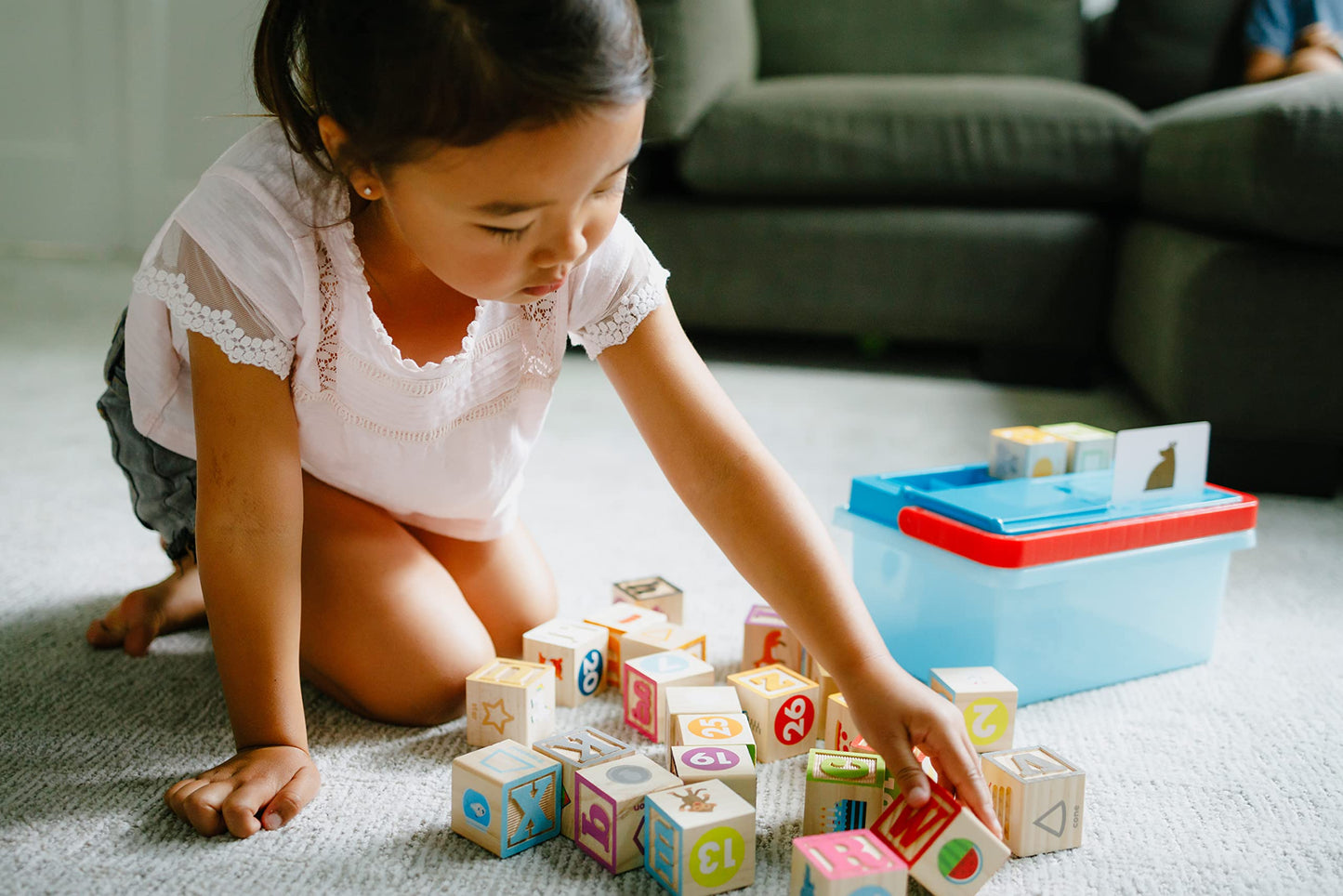Chuckle & Roar - Learning Blocks: Alphabet Blocks & Learning Flashcards - Educational Learning Activity for preschoolers - Fun and Engaging