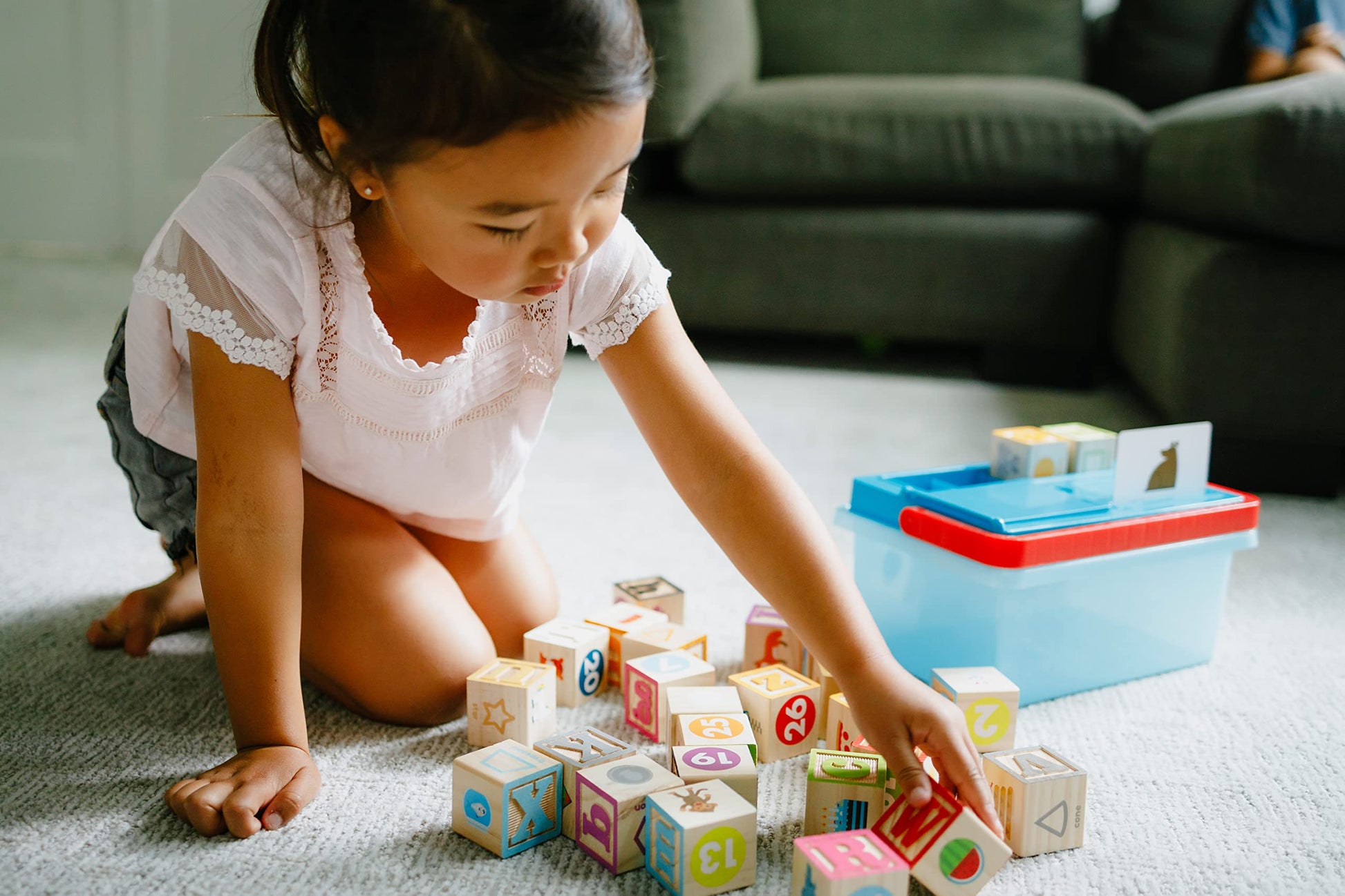 Chuckle & Roar - Learning Blocks: Alphabet Blocks & Learning Flashcards - Educational Learning Activity for preschoolers - Fun and Engaging