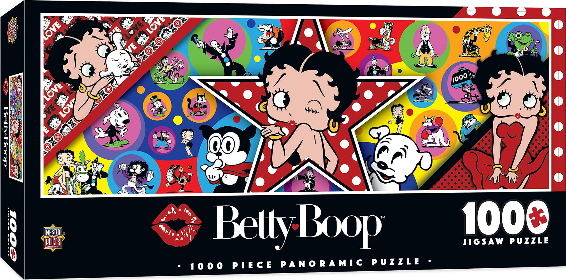 MasterPieces 1000 Piece Jigsaw Puzzle For Adults, Family, Or Youth - Betty Boop Panoramic - 13"x39"