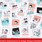 Mattel Games Sarah's Scribbles Game, Future Me Problems Card Game Includes 2 Decks of Cards, for 2-4 Players, Family and Game Nights