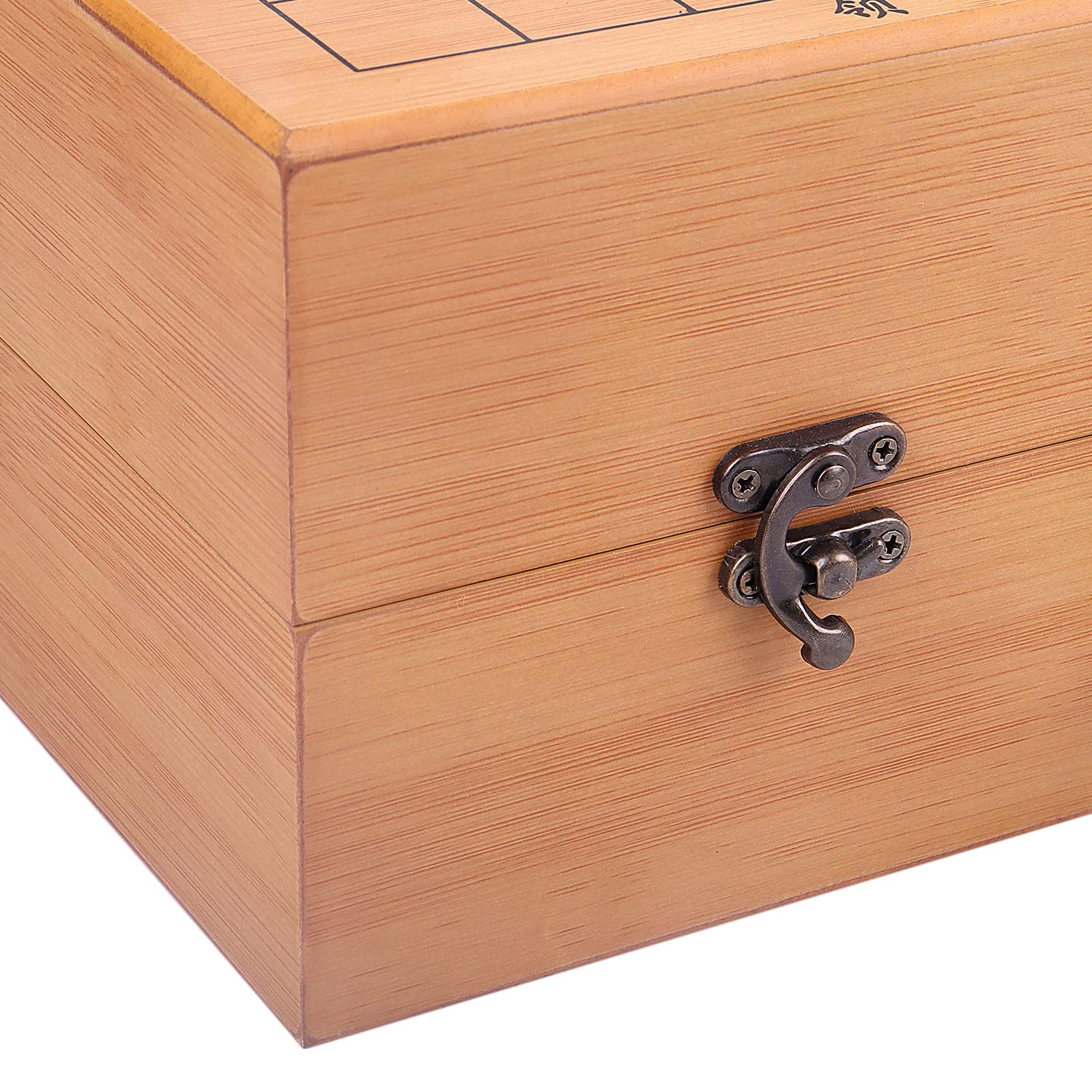 19x19 / Go Game SetHigh Grade Gift Box Board with Single Convex Melamine Stones and Bamboo Bowls Set