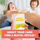 Exploding Kittens Happy Salmon 3-8 Players - Ages 6+ - 90 Second Rounds - Easy to Learn Quick Matching Card Game - Party Game, Family Game Night, Kid
