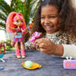 Mattel Cave Club Blazin' BBQ Adventure Playset with Emberly Doll (8 - 10-inch, Pink Hair), Dinosaur Pet and Storytelling Accessories with Cooking