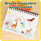 READY 2 LEARN Foam Stickers | Animals | Pack of 168 | Self-Adhesive Foam Stickers for Kids | Perfect for Crafts and Party Favors