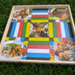 Jamaican Ludo Food Edition (Ludi/Ludy/Loodi) | 24in x 24in Board Game | Family Game Night Activity | Fun Easy Multi-Player Entertainment