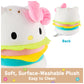 GUND Sanrio Hello Kitty Hamburger 8-Inch Plush Toy for Ages 1+