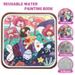 BlivEclat Water Coloring Book for Toddlers 1-3 - Mess Free Reusable Magic Reveal Montessori Painting Book with Water Pen - No Mess Paint with Water